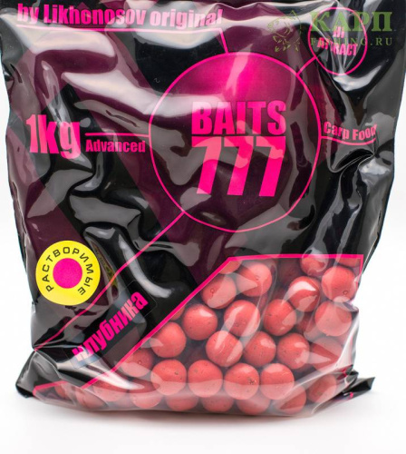 Бойлы Пылящие 777 Лихоносовы КЛУБНИКА 1Kg