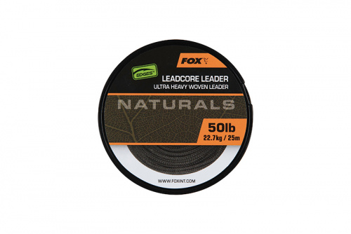 Лидкор FOX EDGES Naturals Leadcore 50lb 25m фото 4
