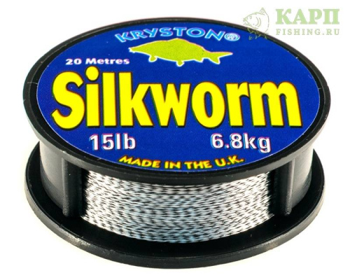 Поводковый материал БЕЗ оплётки KRYSTON SILKWORM Поводковый материал БЕЗ оплётки KRYSTON SILKWORM