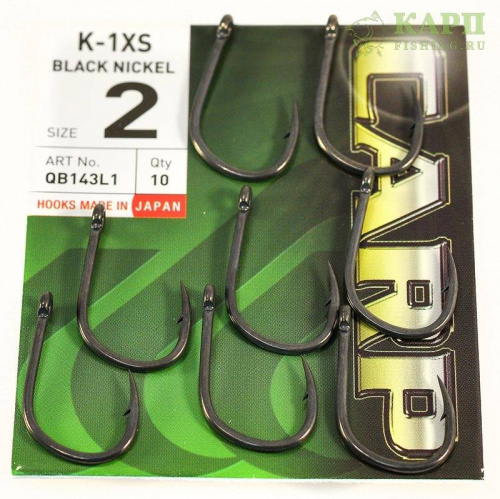 Крючки карповые HAYABUSA K-1XS Тефлон