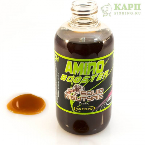 Бустер Fun Fishing AMINO BOOSTER SQUID N BUTYRIC (Кальмар и масляная кислота) - 200ml
