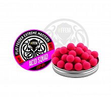Плавающие бойлы FFEM Pop-Up Acid Squid (кальмар и клюква)