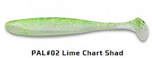 Приманка силиконовая KEITECH Easy Shiner 3" PAL#02 (Lime Chart Shad)