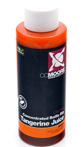 <strong>CCMoore TANGERINE Juice Dip</strong> - дип с ароматом Мандарина. Новая линейка представляет собой акцент на растительные ингредиенты, в сочетании с молочным протеином, птичьим кормом и ореховым маслом. Также добавляются фруктовые экстракты и самая малость быстро усваиваемого рыбного протеина. Дип CCMoore TANGERINE Juice | МАНДАРИН 100ml