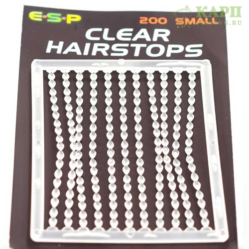 Стопора для бойлов ESP Hairstops Small CLEAR
