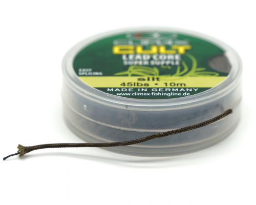 Лидкор CLIMAX CULT Leadcore 10 m, 45 lbs, 20 kg, Silt  фото 2