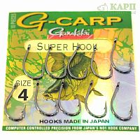 Крючки карповые GAMAKATSU G-Carp SUPER