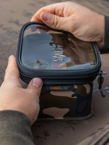 Водостойкая сумочка для аксессуаров средняя FOX Aquos Camo Accessory Bag Medium фото 2