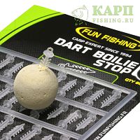 Стопора для быстрой фиксации бойлов FUN FISHING Dart Boilie Stop CLEAR