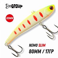 Виб ECOPRO Nemo Slim 80mm 17g 033-Night Canary