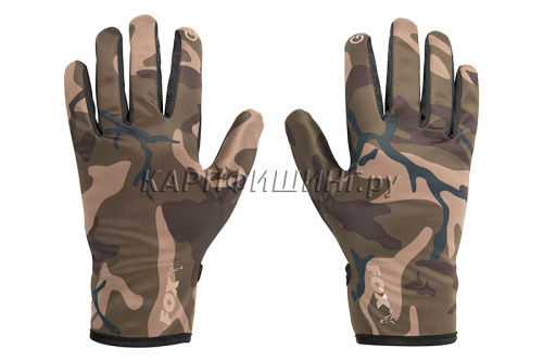 Термо-перчатки теплые FOX Camo Thermal Gloves