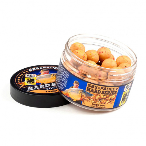 Бойлы Вареные GBS и Fadeev hard series Tiger Nut Тигровый орех 20мм
