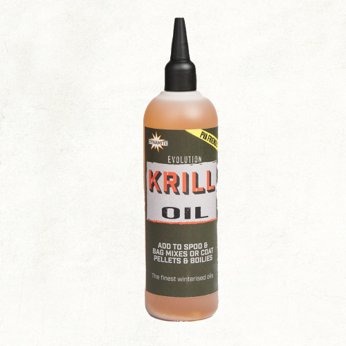 Dynamite Baits Evolution Oils Krill - жидкое концентрированное масло с ароматом Атлантического Криля. Создано на основе растительного масла. Данное масло не растворяет ПВА-материалы и отлично подходит для замачивания пеллетса, бойлов, добавления к сподовым смесям, стик миксам, различные прикормки. Масло Dynamite Baits Evolution Oils Krill (криль)