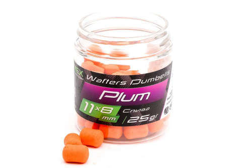 Вафтерсы ZEMEX Wafters Dumbells Plum (Слива) 11x8mm Вафтерсы ZEMEX Wafters Dumbells Plum (Слива) 11x8mm
