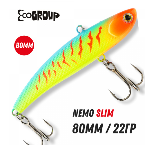 Виб ECOPRO Nemo Slim 80mm 22g 012 First Aid Виб ECOPRO Nemo Slim 80mm 22g 012 First Aid