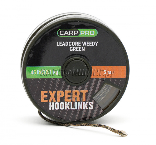 Ледкор зеленого цвета Carp Pro 5м 45lb