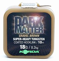 Поводковый материал в оплётке KORDA Dark Matter Tungsten Coated Braid