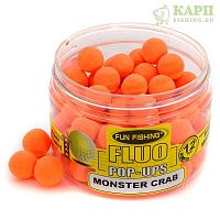 Плавающие бойлы Fun Fishing FLUO Pop Ups Monster Crab | КРАБ
