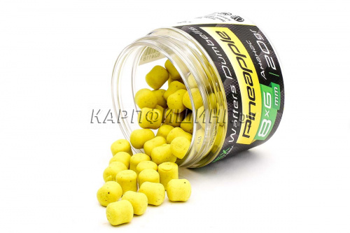 Вафтерсы ZEMEX Wafters Dumbells Pineapple (Ананас) 8x6mm