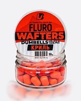 Вафтерсы UltraBaits Fluoro Wafters КРИЛЬ 10x14mm 30gr