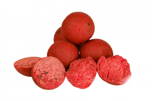 Бойлы тонущие насадочные CarpTime Master Bait Strawberry Jam (Клубничный Джем) 1кг фото 8