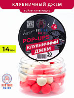 Плавающие бойлы Russian Baits Клубничный Джем 14мм