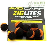 Шарик плавающий AVID CARP ZIG LITE 10mm Black/Orange