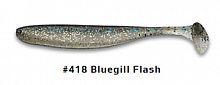 Приманка силиконовая KEITECH Easy Shiner 4" #418 (Bluegill Flash)