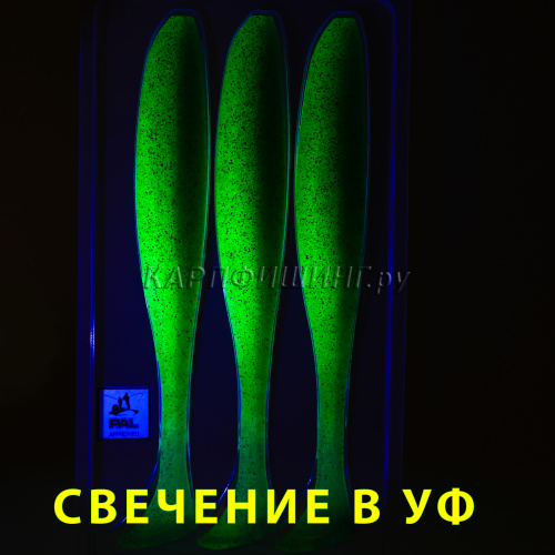 Приманка силиконовая KEITECH Easy Shiner 6.5" #424 (Lime Chartreuse) фото 2