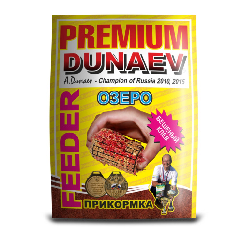 Прикормка Дунаев Premium Фидер Озеро 1кг