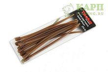 Taska In Line Lead Inserts Brown 120mm - удлиненные трубки для инлайн грузил