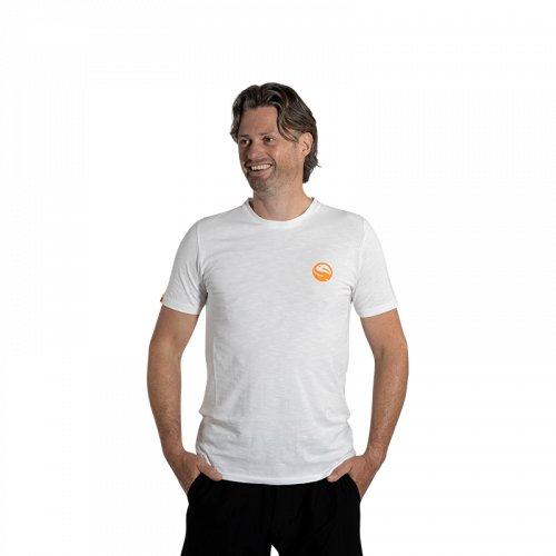 Футболка GURU Semi Logo Tee White фото 3