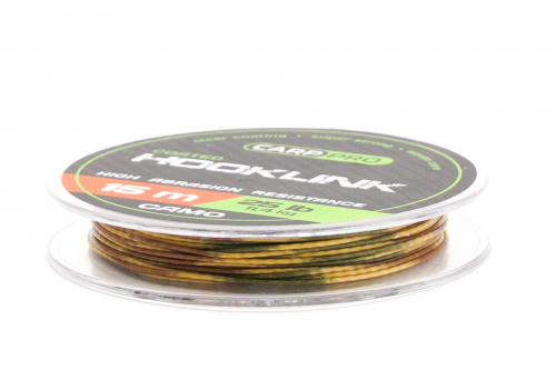 Поводковый материал в оплетке Carp Pro Soft Coated Camo 15m фото 4