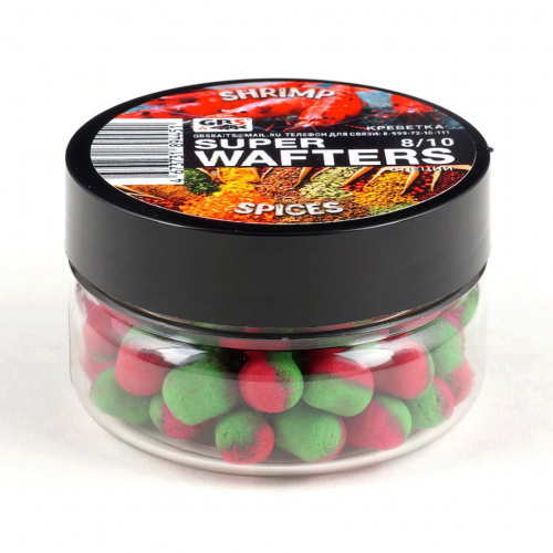 Вафтерсы GBS Shrimp-Spices (Креветка-Специи) 8x10mm фото 2