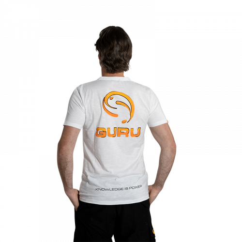 Футболка GURU Semi Logo Tee White фото 2