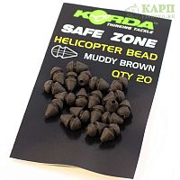 Бусины для вертолета KORDA Heli Beads BROWN