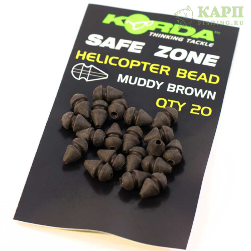 Бусины для вертолета KORDA Heli Beads BROWN