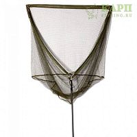 Подсачек карповый с зеленой сеткой TRAKKER EQ Carbon Landing Net Olive mesh