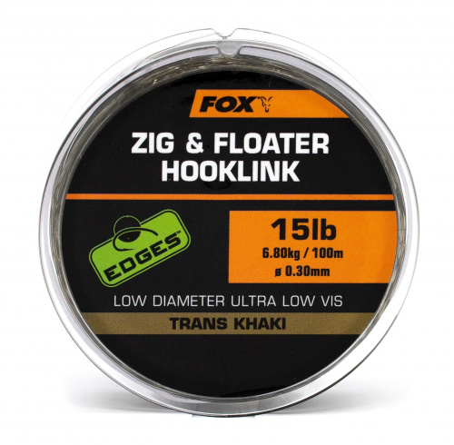 Леска для Зиг Риг FOX Zig & Floater Hooklink EDGES Леска для Зиг Риг FOX Zig & Floater Hooklink EDGES