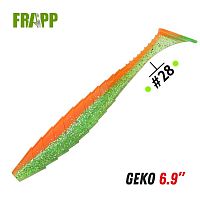 Приманка силиконовая Frapp Geko 6.9" #28
