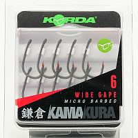 Крючки карповые KORDA KAMAKURA Wide Gape