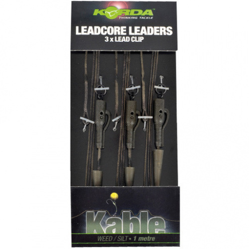Карповая оснастка "Безопасная Клипса" KORDA LEADCORE-LEAD CLIP 1М WEED