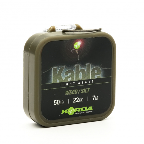 Лидкор KORDA Kable Tight Weave Leadcore 7м (Weed)