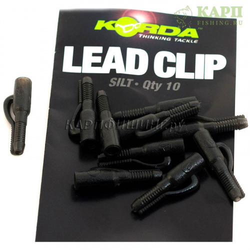 Безопасные клипсы KORDA Lead Clip Silt