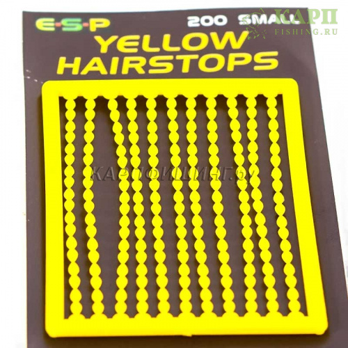 Стопора для бойлов ESP Hairstops Small YELLOW