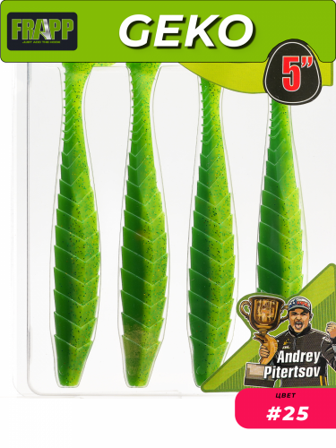 Приманка силиконовая Frapp Geko 5" #25 Приманка силиконовая Frapp Geko 5" #25