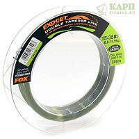 Леска карповая с шок лидером FOX EXOCET Double Tapered 300m