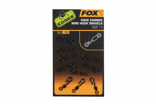 Быстросъемные вертлюжки для Ронни-Риг FOX Mini Hook Swivels