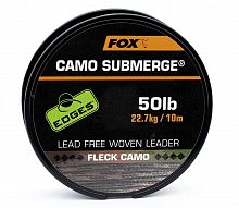 Лидкор без сердечника FOX EDGES Submerge Fleck Camo 50lb 10m