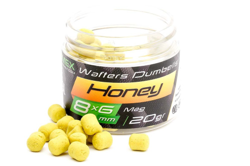 Вафтерсы ZEMEX Wafters Dumbells Honey (Мед) 8x6mm Вафтерсы ZEMEX Wafters Dumbells Honey (Мед) 8x6mm